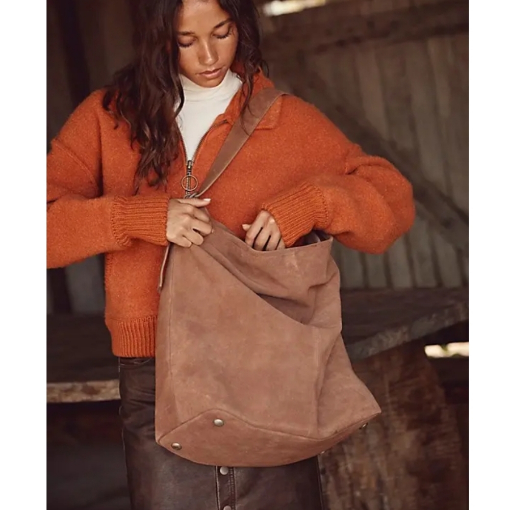 Free People We The Free Honor Oversized Tote Saddle - Picture 5 of 16